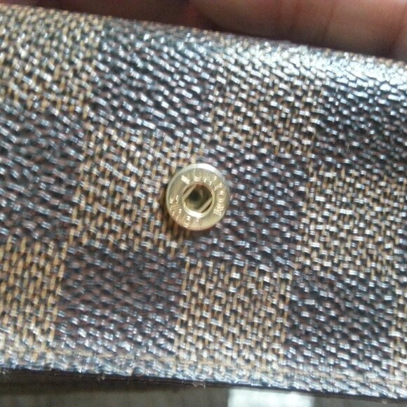 Vintage LV Louis Vuitton Damier Ebeine Key Holder Case  Unisex Men's Women's - Picture 15 of 16